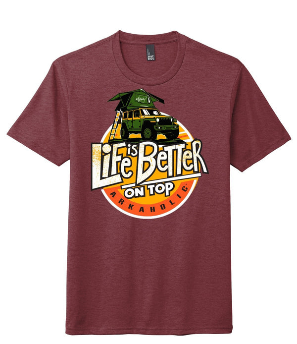 "Life is Better on Top" Overlanders Campers Tee