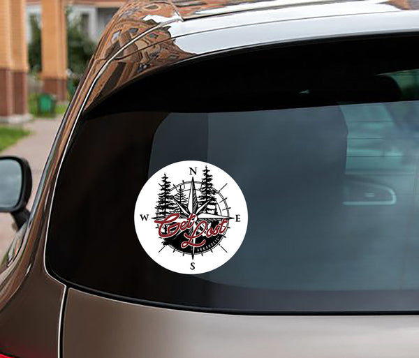 Arkaholic® Get Lost Compass Decal